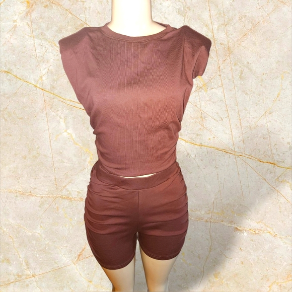 Brown Two PC Set - Picture 3 of 4